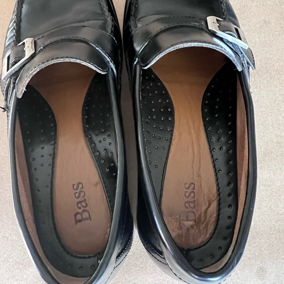 Bass Flex Genuine Leather Silver Buckle Slip On Loafers Size US 9.5 M main image 6